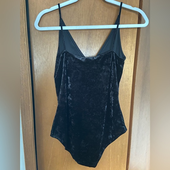 Black Velvet H&M Bodysuit - Picture 2 of 3